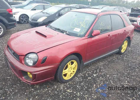 2002 Subaru Impreza Wrx из США, поврежденный, VIN JF1GG29622G804717